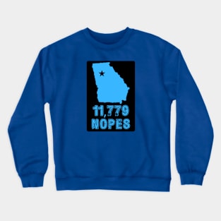 GA Votes - Mockup Blue Crewneck Sweatshirt